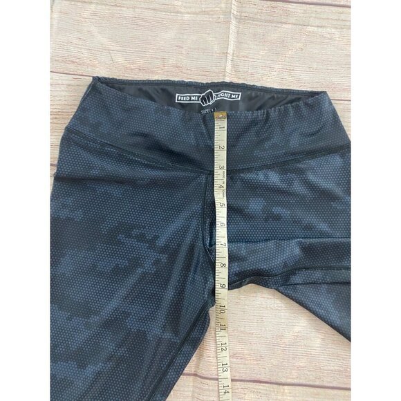 Feed Me Fight Me Women's Digital Print Crossfit Leggings - Large - Picture 7 of 12